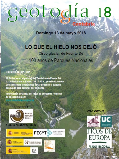 Poster Geolodía Cantabria 2018